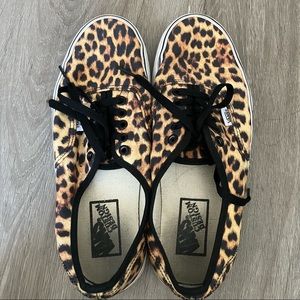 Custom 🐆 Cheetah Print Vans